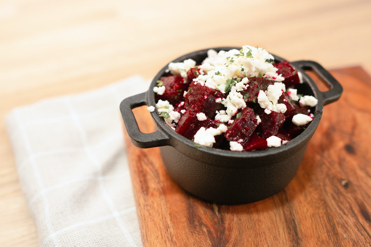 Order Roasted Beets with Goat Cheese food online from Club House Sandwich Bar store, Boulder on bringmethat.com