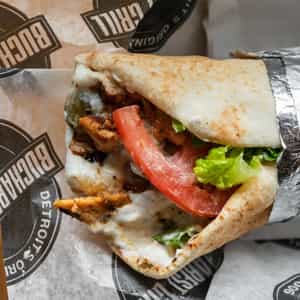 Order Chicken Shawarma food online from Bucharest Grill store, Detroit on bringmethat.com