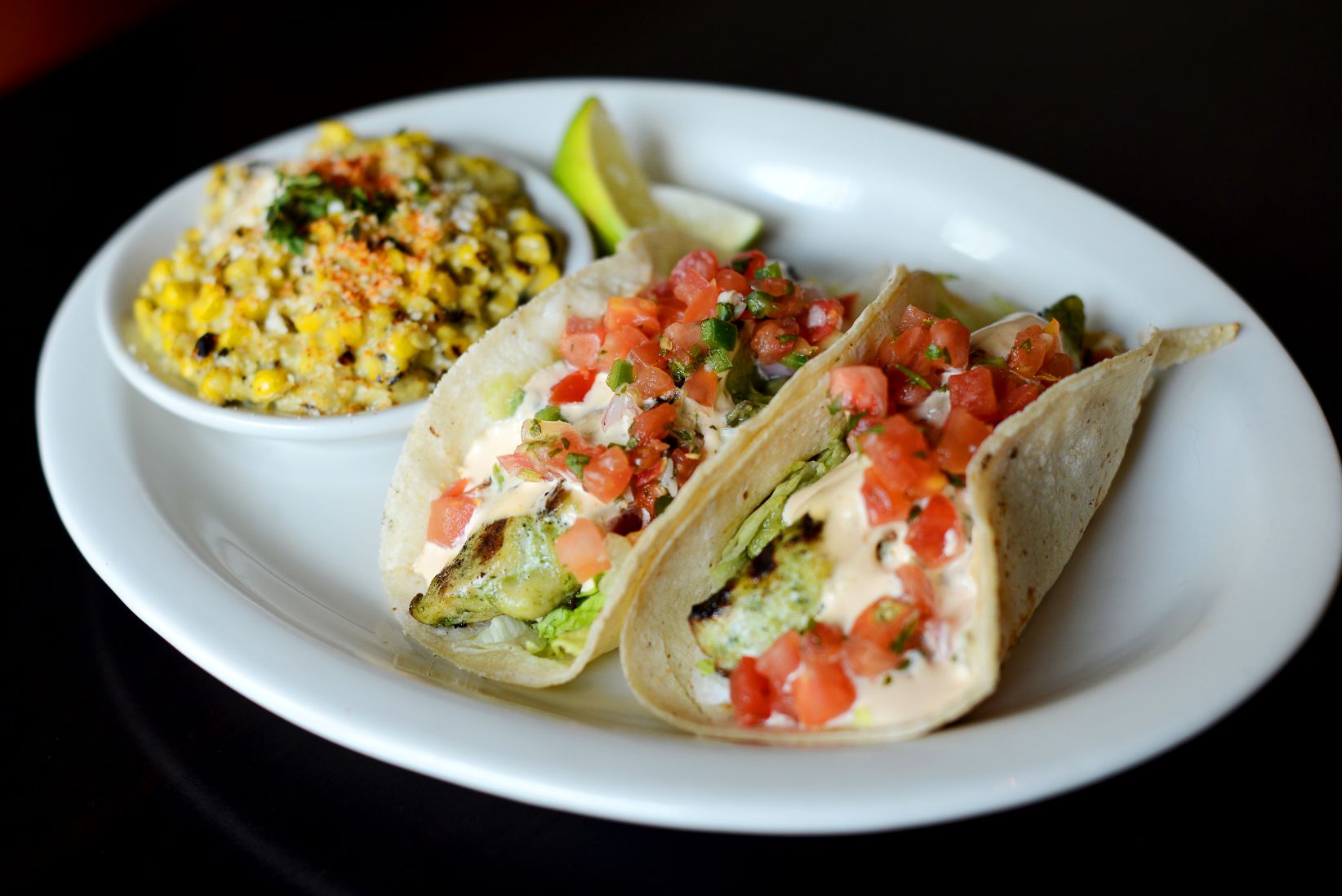 Order Fish Tacos food online from Conner Kitchen + Bar store, Indianapolis on bringmethat.com