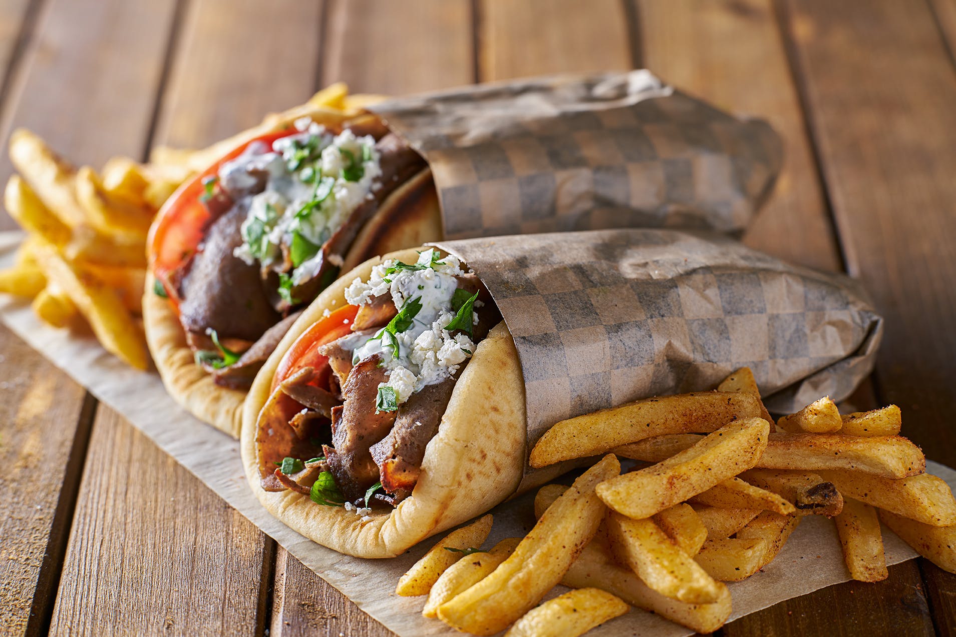 Order Two Regular Gyros Special - Specials food online from Mr Chicken & Fish store, Columbus on bringmethat.com