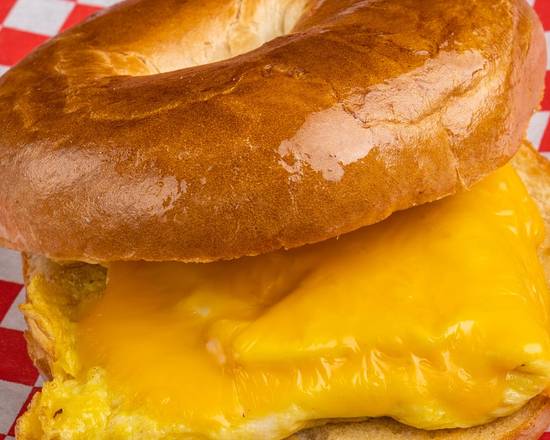 Order Egg & Cheese Bagel food online from Chubby's Cheesesteaks store, West Milwaukee on bringmethat.com