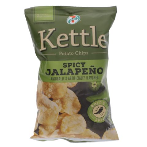 Order 7 Select Kettle Spicy Jalapeno Potato Chips 2.25oz food online from 7-Eleven store, La Canada Flintridge on bringmethat.com