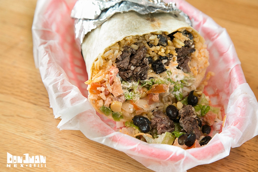 Order Burrito food online from Don Juan Mex Grill store, Fogelsville on bringmethat.com