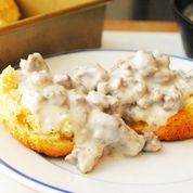 Order Biscuits and Gravy food online from New York Bagels N Bialys store, Paradise Valley on bringmethat.com