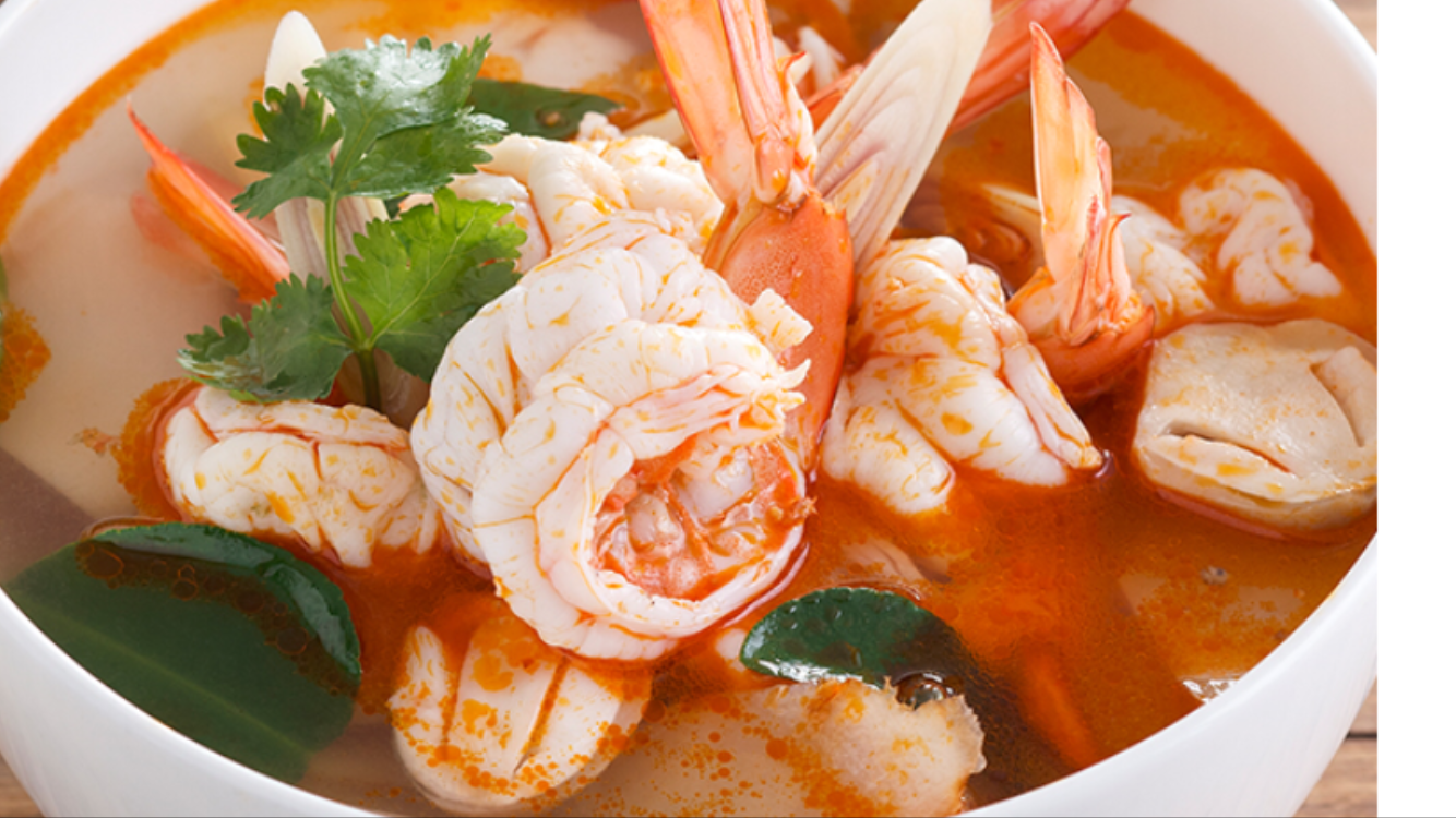 Order Tom Yum Shrimp Soup food online from The Dish Thai Fusion Cuisine store, Studio City on bringmethat.com