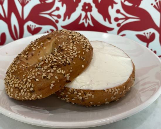 Order Cream Cheese Bagel food online from Twisted St. Cafe store, San Francisco on bringmethat.com