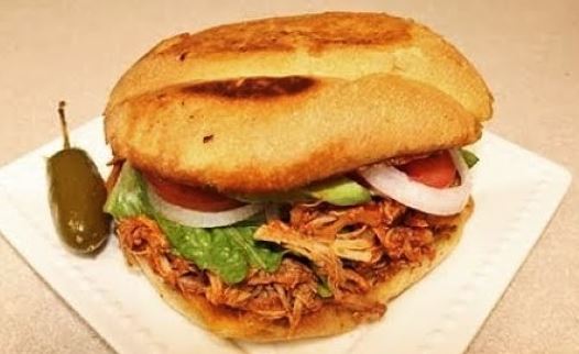 Order TORTAS WITH MEAT - TORTAS CON CARNE food online from Kirk Tacos Fusion store, Brooklyn on bringmethat.com