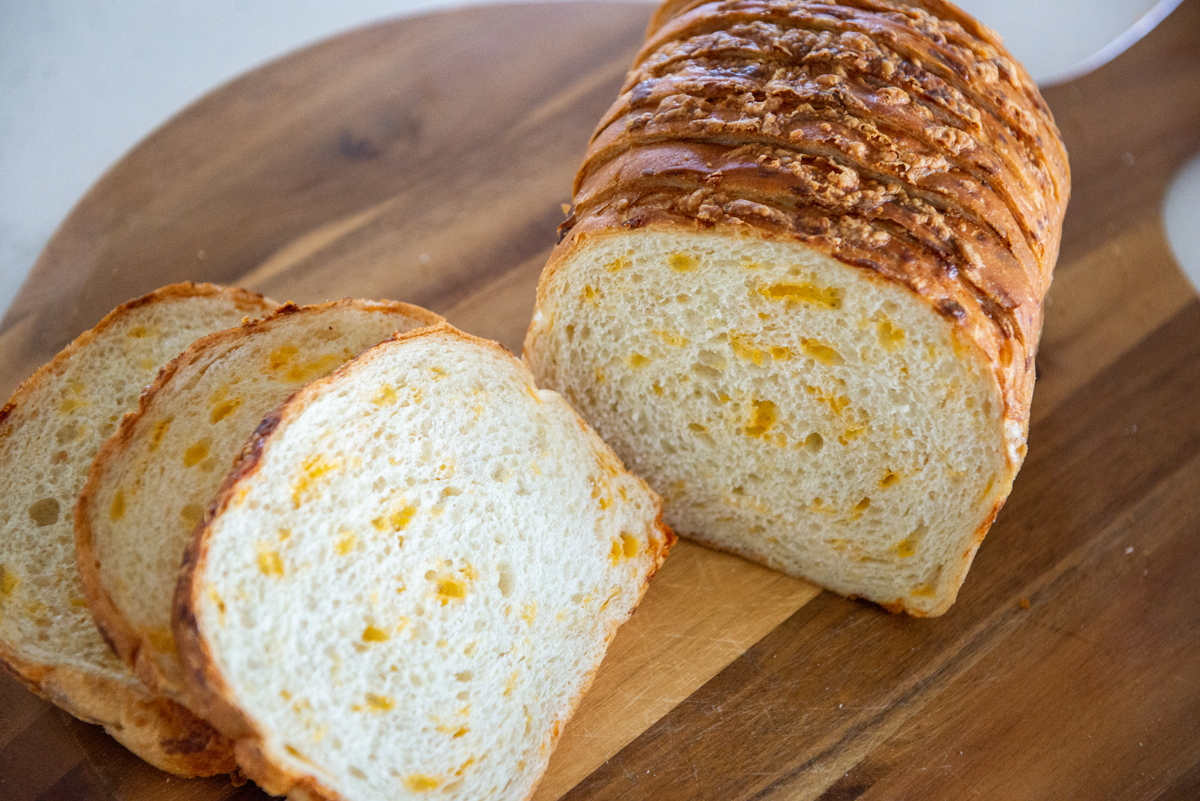 Order Cheddar Cheese Bread food online from Old Town Baking Company store, San Bernardino on bringmethat.com