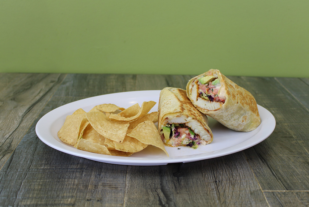 Order Fish Burrito food online from Benny Munchies store, Culver City on bringmethat.com