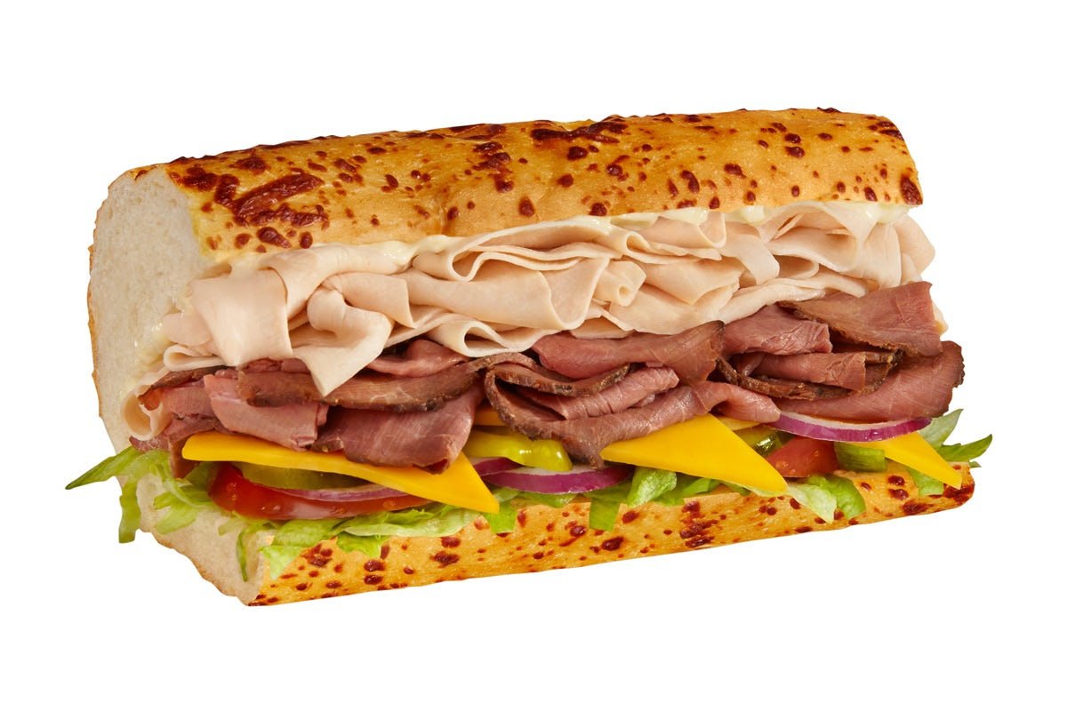 Order #8 Roast Beef, Turkey & Cheddar - Hot food online from Togos Eatery store, San Jose on bringmethat.com