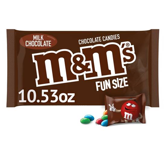 Order M&M's Milk Chocolate Fun Size Candy Bag, 10.53 OZ food online from Cvs store, FARGO on bringmethat.com