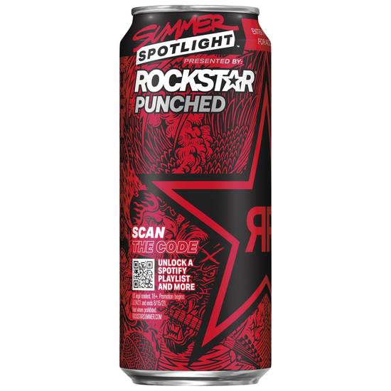 Order Rockstar Punched Fruit Punch Energy Drink food online from Deerings Market store, Traverse City on bringmethat.com