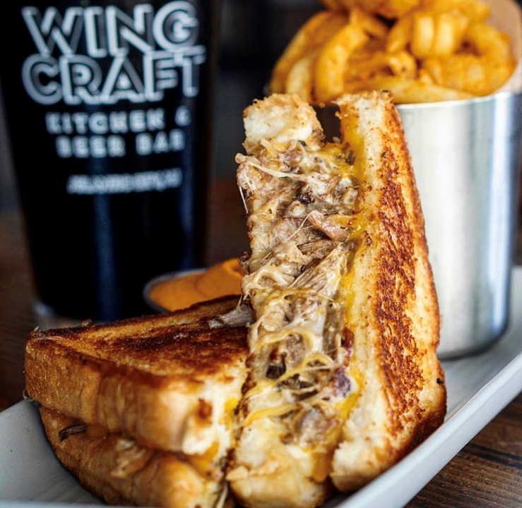 Order Short Rib Grilled Cheese food online from Wingcraft Kitchen & Beer Bar store, Atlantic City on bringmethat.com