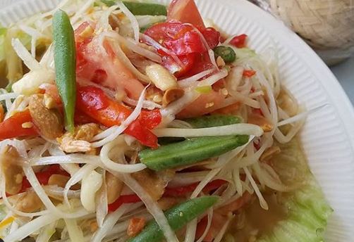 Order Green Papaya Salad food online from Yummy thai cuisine store, Cambridge on bringmethat.com