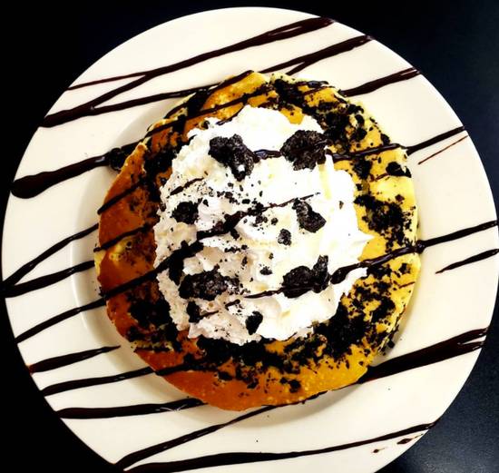 Order Cookies and Cream Pancakes food online from Donut Villa store, Malden on bringmethat.com