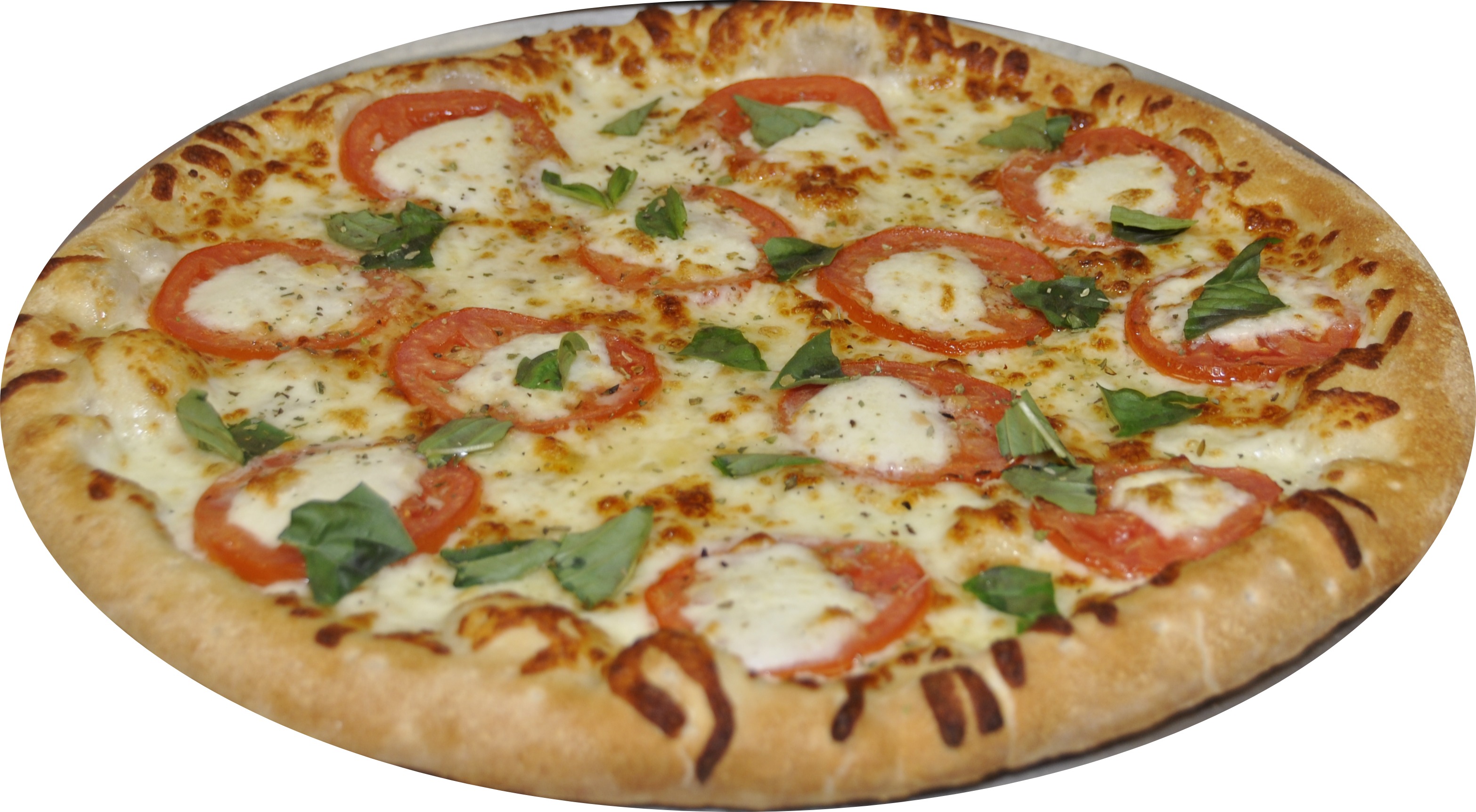 Order Margarita Pizza food online from Mega Pizza store, Raleigh on bringmethat.com