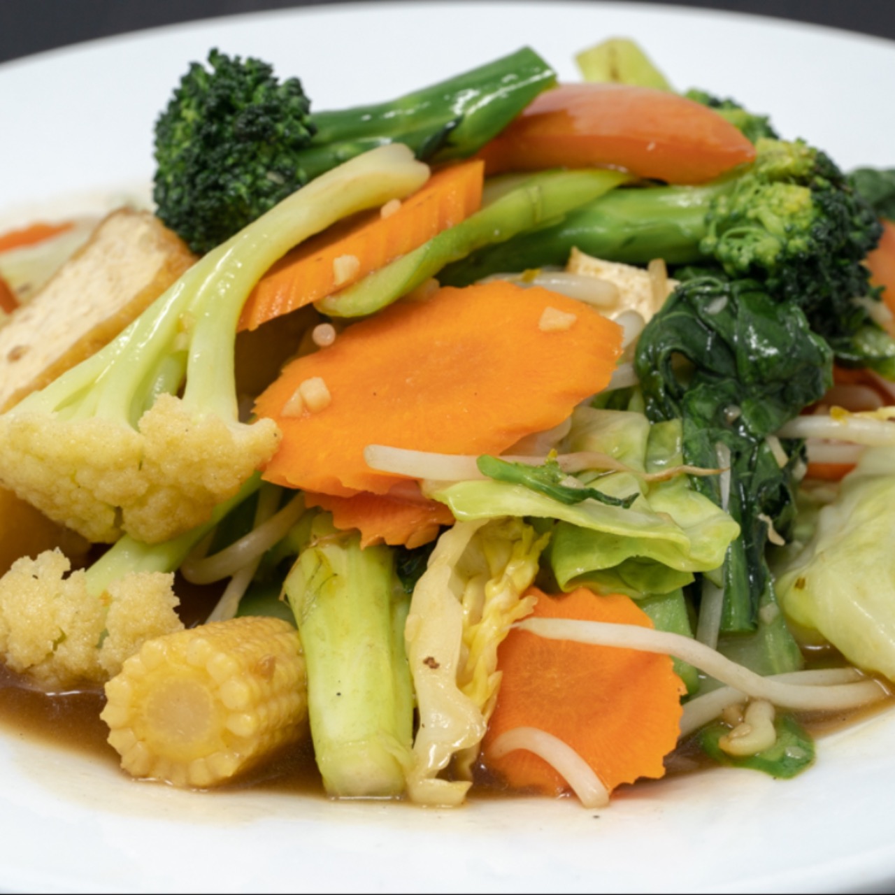 Order 45. Vegetable Deluxe food online from Chabaa Thai Cuisine store, San Francisco on bringmethat.com