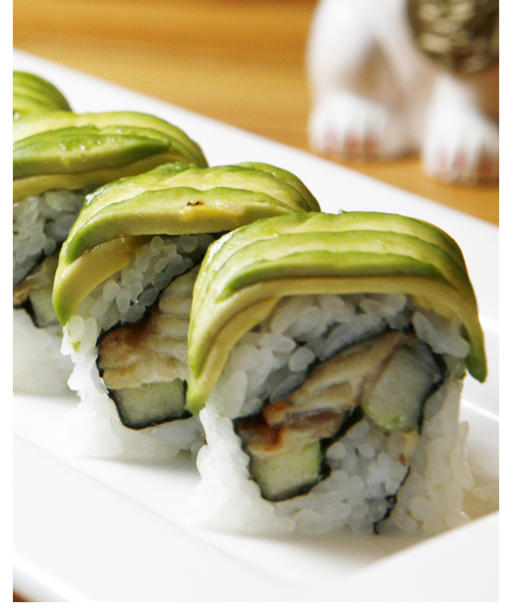 Order Caterpillar Roll food online from Azuma Japanese Cuisine store, Cupertino on bringmethat.com