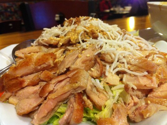Order Chinese Chicken Salad food online from Pearl River Restaurant store, San Jose on bringmethat.com