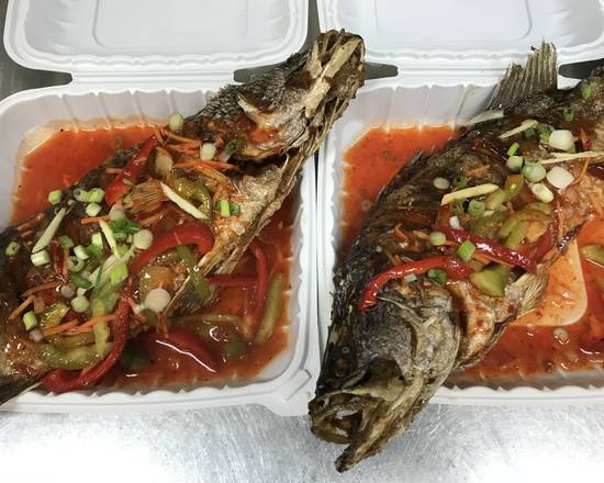 Order Bass Escabeche food online from Tribu Grill store, Union City on bringmethat.com