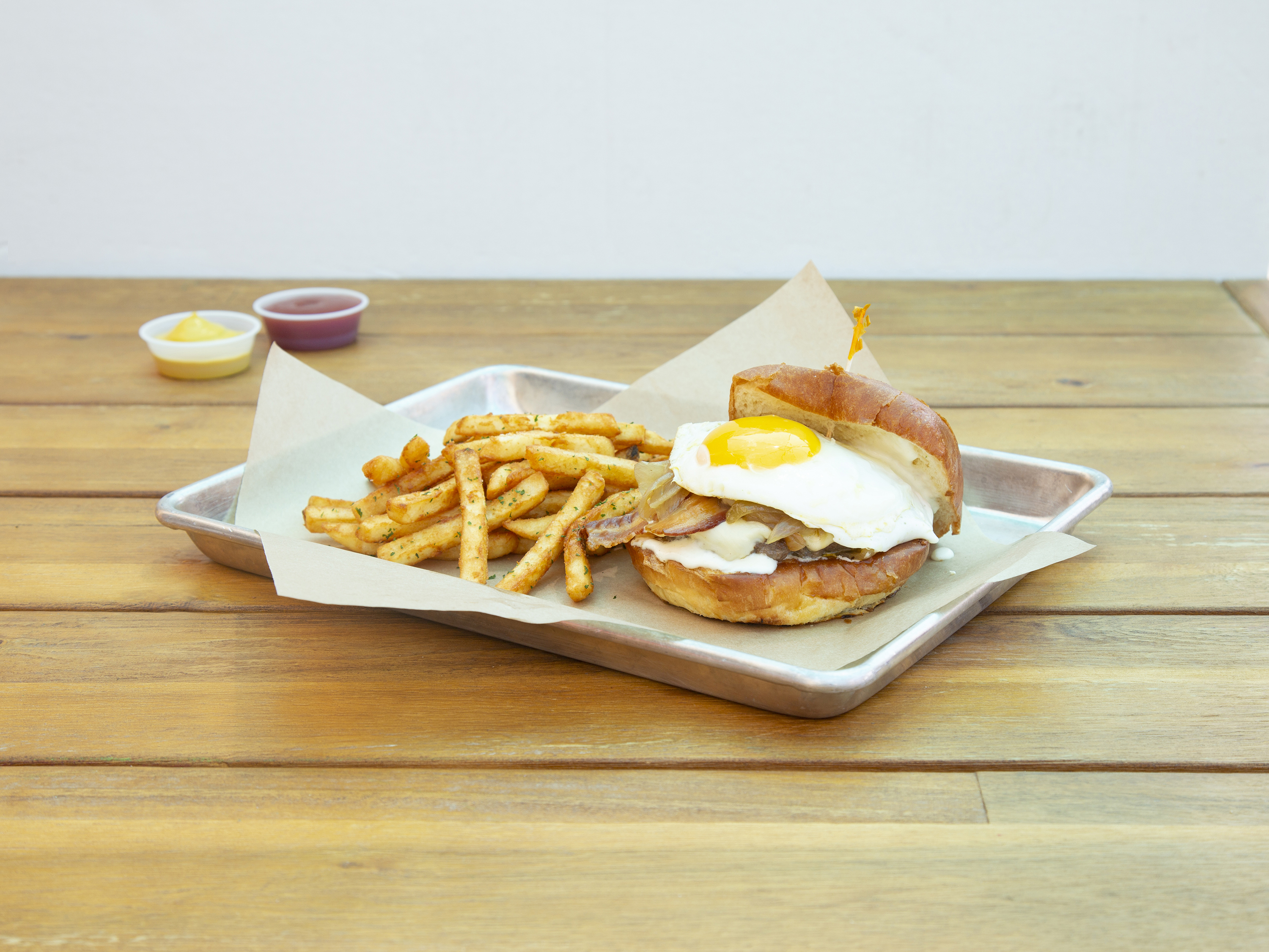 Order The Roadhouse Burger food online from Butcher N Cheese store, San Diego on bringmethat.com