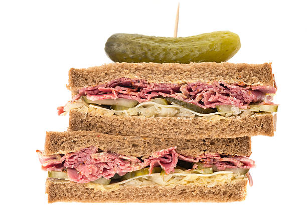 Order 6" Small Pastrami Sandwich food online from Knuckle Sandwiches store, La Verne on bringmethat.com