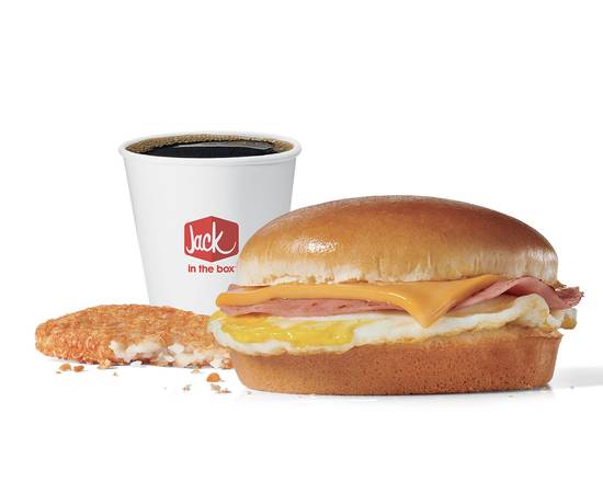 Order Breakfast Jack® Combo food online from Jack In The Box store, Las Vegas on bringmethat.com