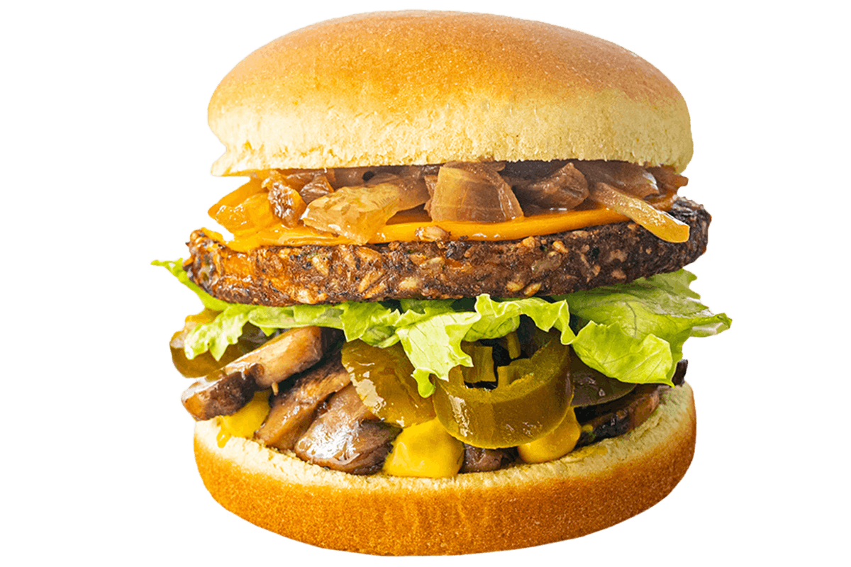 Order Single Vegan Burger food online from Elevation Burger store, Arlington on bringmethat.com