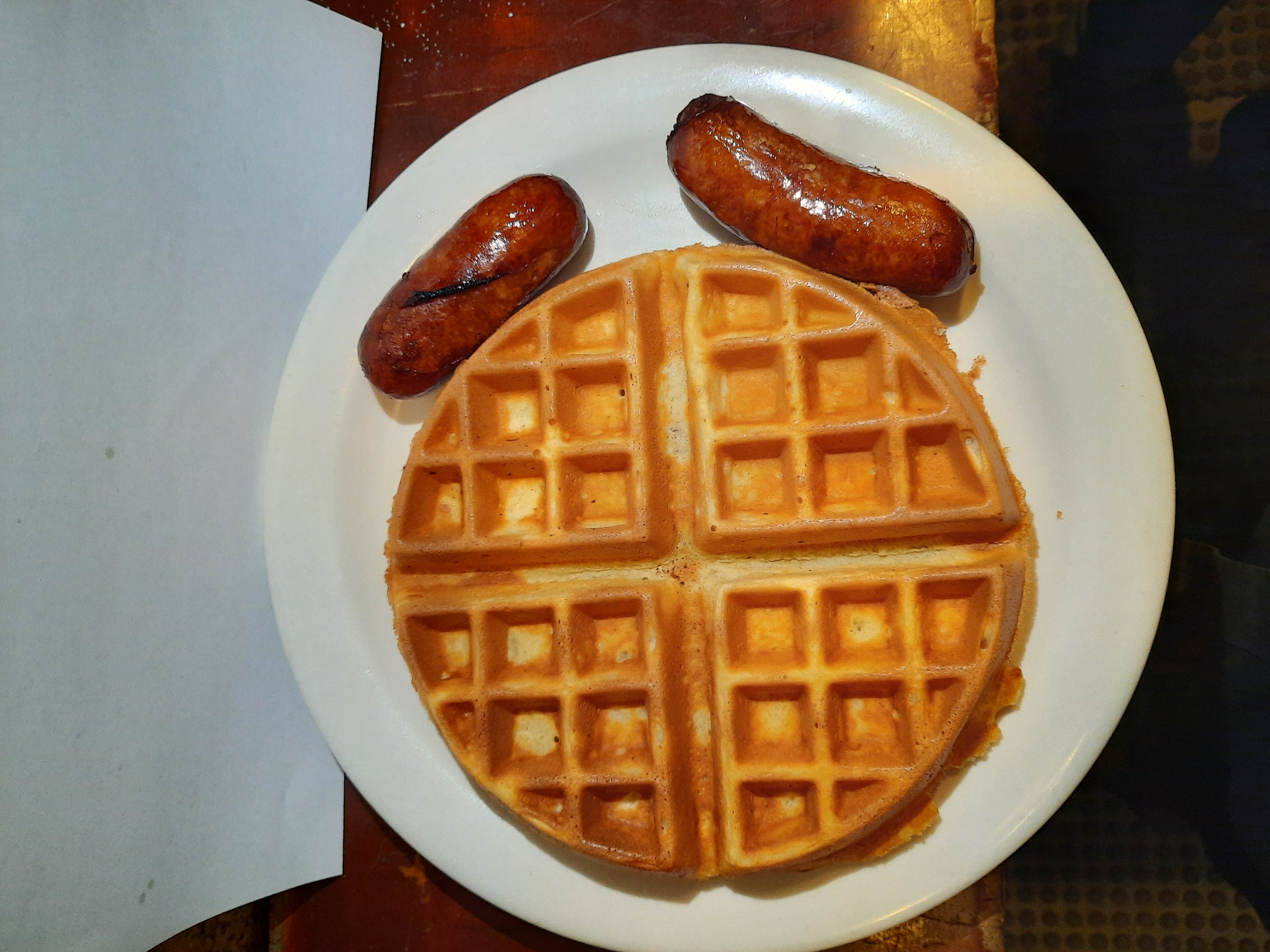 Order Waffles with Protein food online from Galaxy Diner store, New York on bringmethat.com