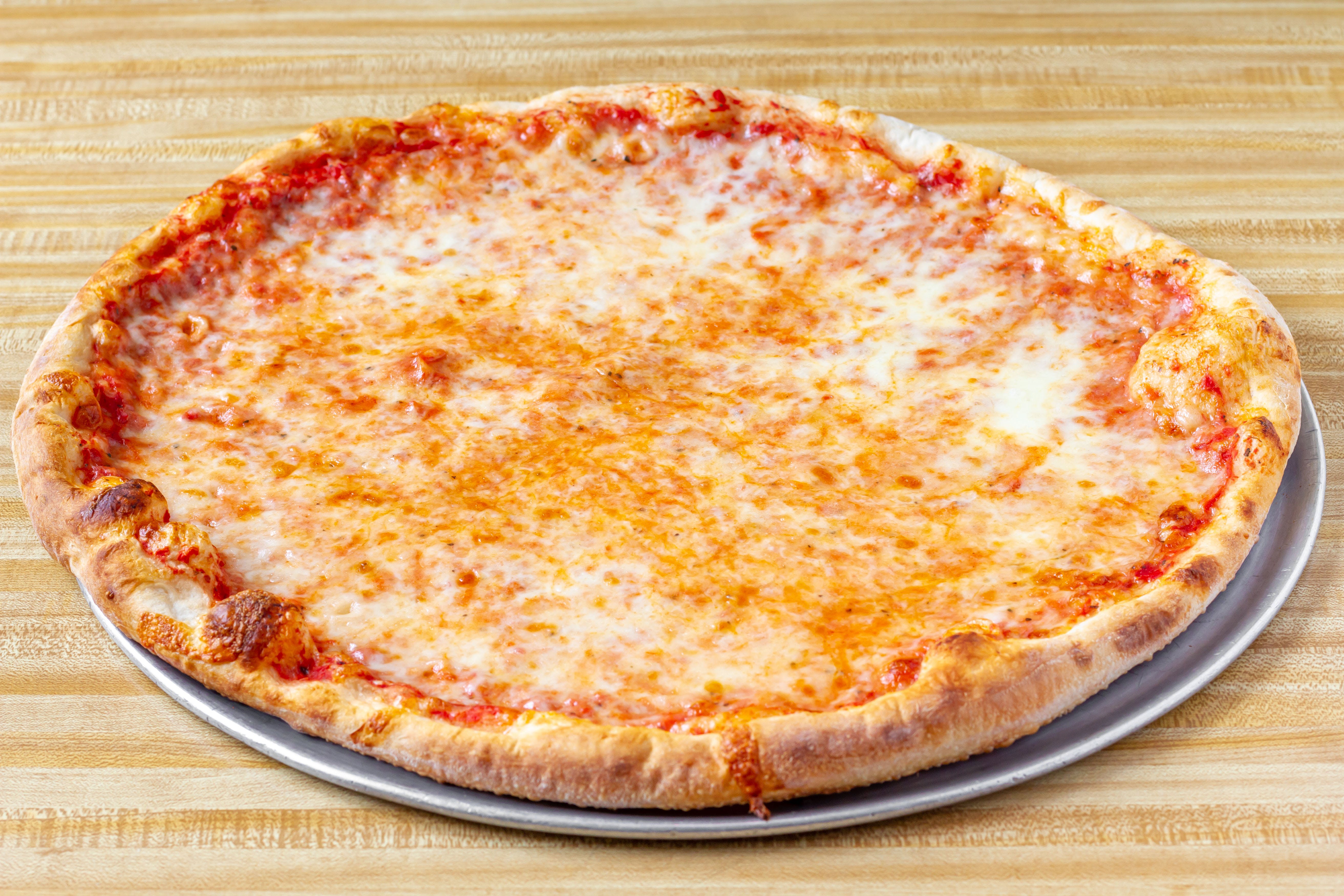 Order Traditional Thin Crust Cheese Pizza - Medium 14'' food online from Classico Pizzeria store, Westminster on bringmethat.com