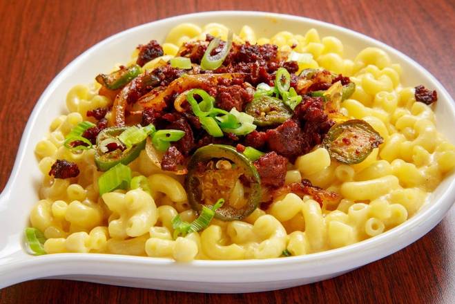 Order Macaroni Chorizo and Cheese food online from The Mac & Grill Cheese Factory store, Henderson on bringmethat.com