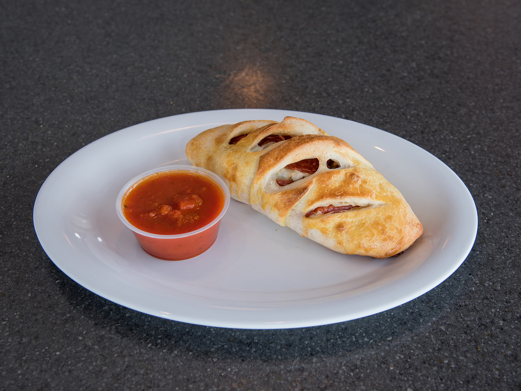 Order Sausage and Pepperoni Panzerotti food online from Luca Pizza di Roma store, Terre Haute on bringmethat.com