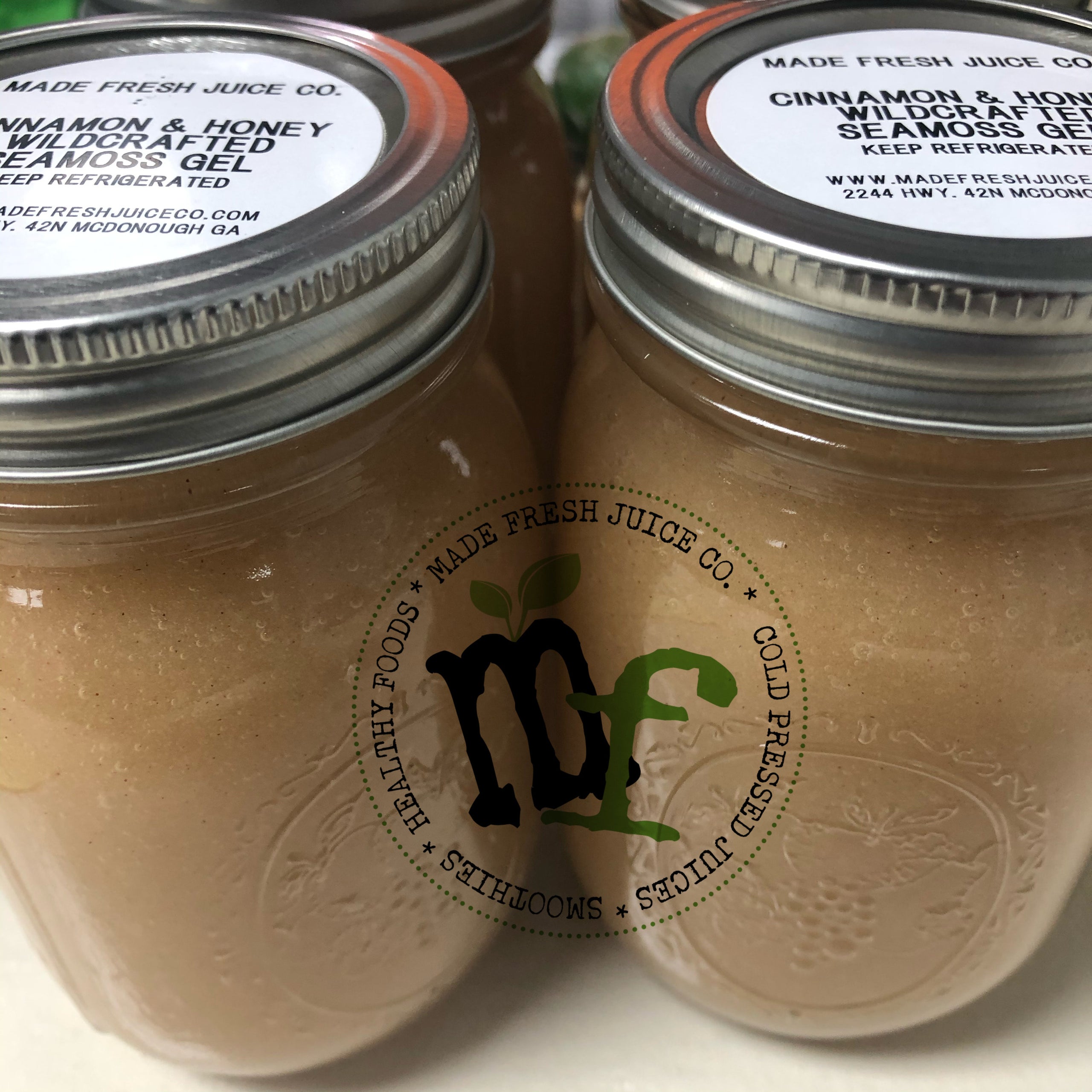 Order CINNAMON & HONEY WILDCRAFTED SEAMOSS food online from Made Fresh Juice Co. store, McDonough on bringmethat.com
