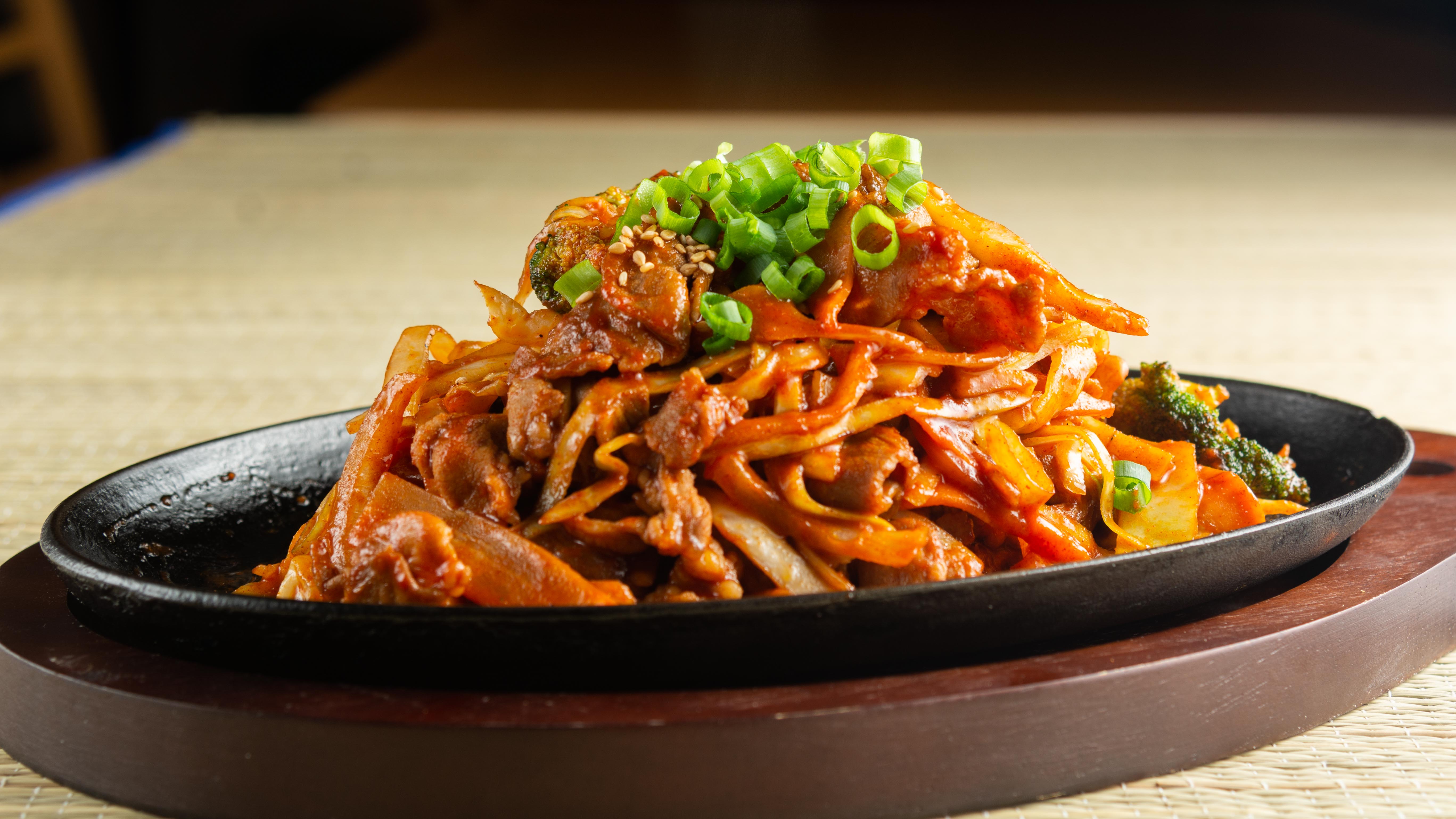 Order Spicy BBQ Pork food online from Bulgogi Korean Restaurant store, Stafford on bringmethat.com