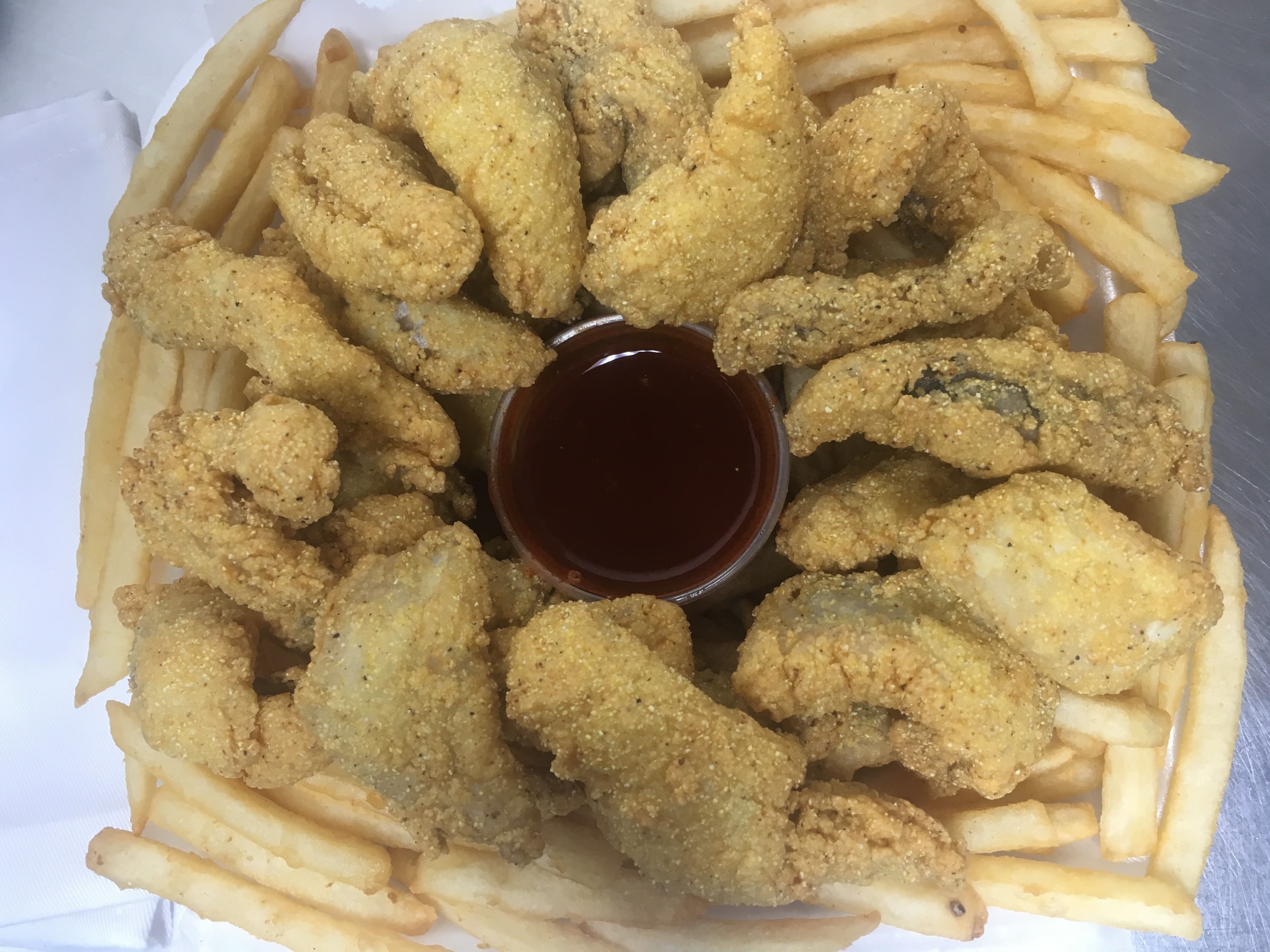 Order Catfish Nuggets Dinner food online from Sharks Fish & Chicken store, Chicago on bringmethat.com