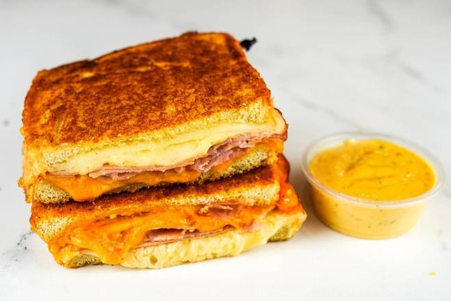 Order Smoked Ham & Three Cheese Melt food online from Classy Grilled Cheese store, Dripping Springs on bringmethat.com
