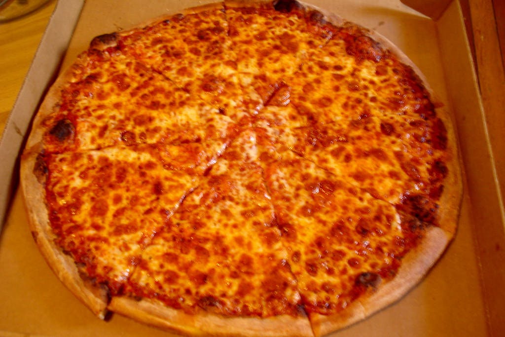 Order Regular Pizza - Large 18" food online from Kensington Pies store, East Meadow on bringmethat.com