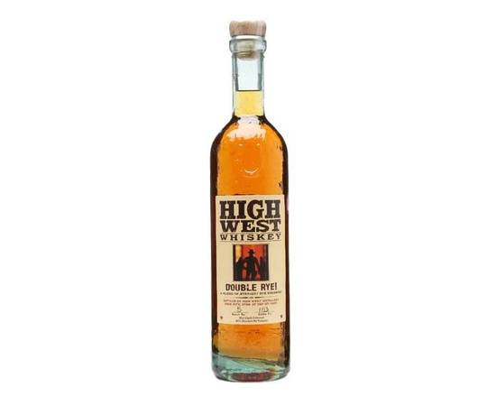 Order High West Double Rye, 750mL whiskey (46.0% ABV) food online from NEWBRIDGE WINES & SPIRITS CORP store, Levittown on bringmethat.com