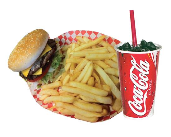 Order Double Cheeseburger Special food online from Angelo 6 Burger store, Upland on bringmethat.com
