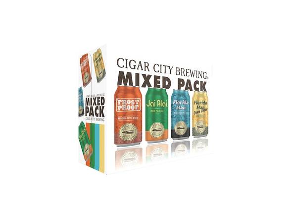 Order Cigar City Brewing Mixed Pack - 12x 12oz Cans food online from Royals Liquor store, St. Peters on bringmethat.com