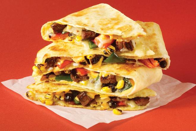 Order Spicy Steakhouse Quesadilla food online from Savage Burrito store, Lubbock on bringmethat.com