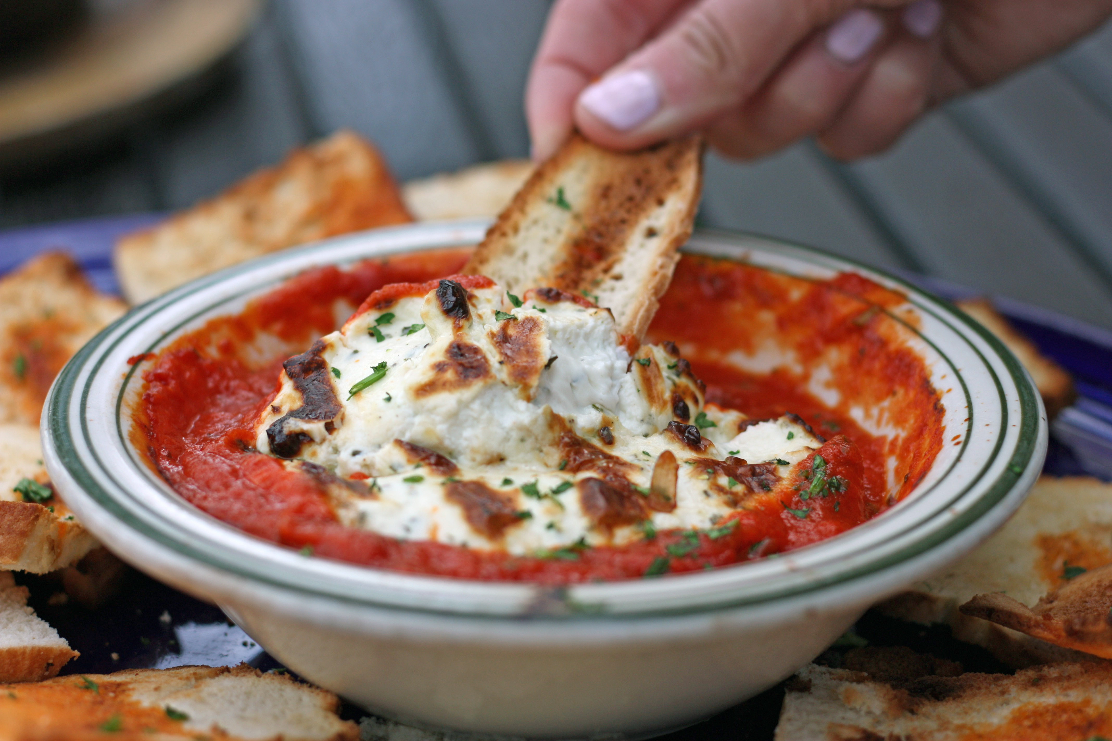 Order Baked Goat Cheese Marinara food online from Mama Comfort Food & Cocktails store, Los Alamitos on bringmethat.com