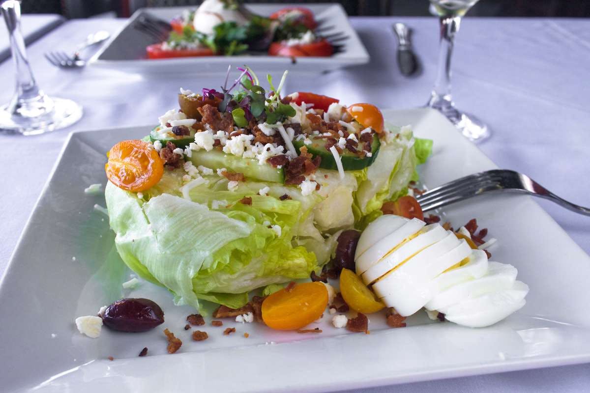 Order Wedge Salad - Salads food online from Luxe Restaurant & World Famous Martini Bar store, Dana Point on bringmethat.com