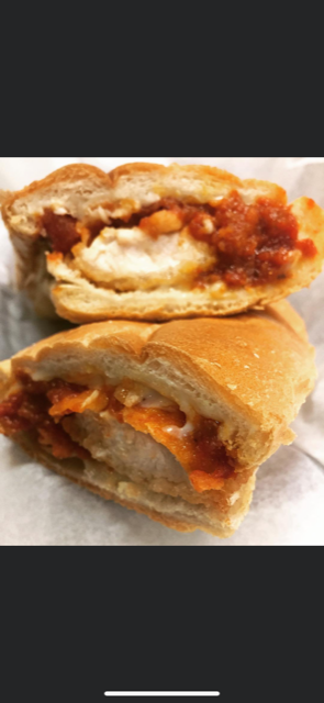 Order Chicken Parm Sub food online from Moogy's store, Boston on bringmethat.com
