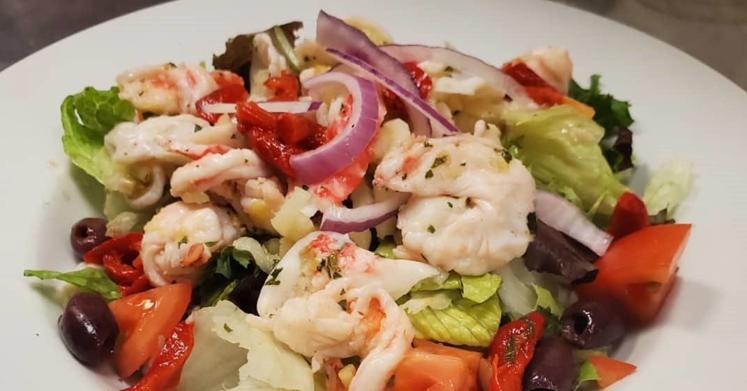 Order Seafood Salad - Salad food online from Bella Italia Ristorante & Pizzeria store, Newton on bringmethat.com