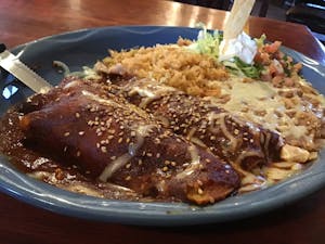 Order Enchiladas de Mole food online from El Charro Bar & Grill store, Turlock on bringmethat.com