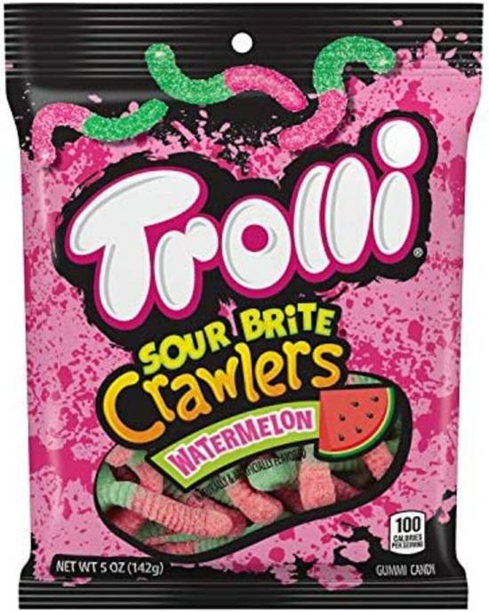 Order Trolli - Sour Brite Crawlers Watermelon food online from IV Deli Mart store, Goleta on bringmethat.com