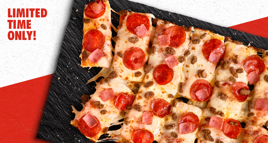 Order Meat Eater Pan Pizza food online from Cicis store, Forney on bringmethat.com