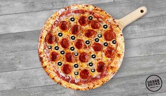 Order Large 2 Topping Pizza food online from Urban Bricks store, Pleasanton on bringmethat.com