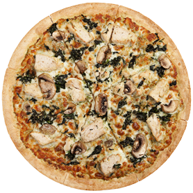 Order Pesto Chicken and Spinach Pizza food online from Godfathers Pizza store, Spring Valley on bringmethat.com